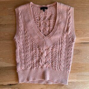 Rag & Bone Knit Sweater Vest Top V-neck Extra Small XS